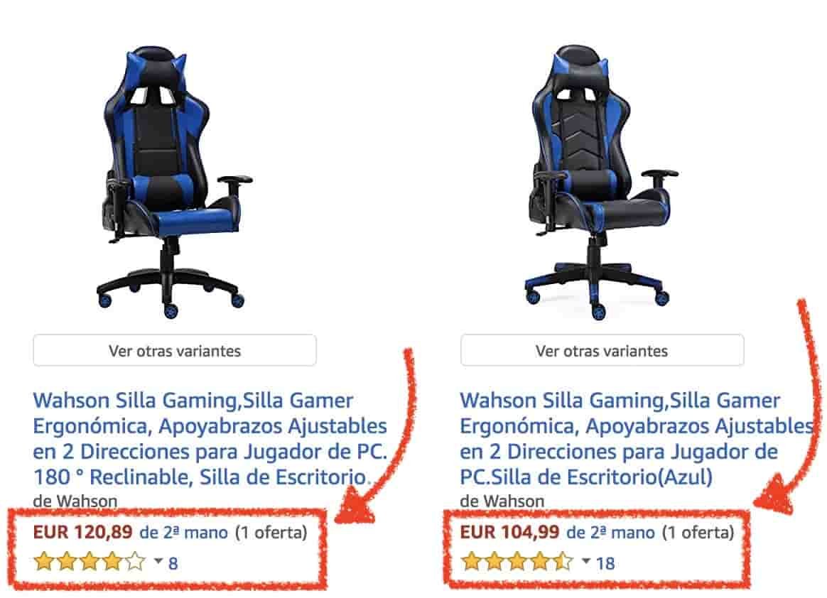 silla gamer dxracer azul