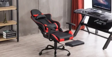 silla gamer roja