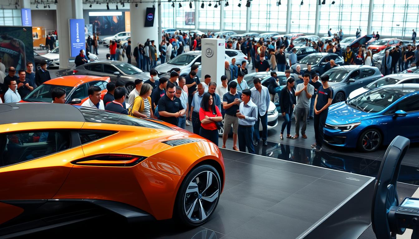 Lihat Demo Kendaraan Terbaru di Pameran